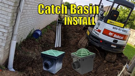 How To Install Downspout Drainage System Youtube