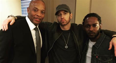 Se Rumorea Una Colaboración Entre Drdre Eminem Y Kendrick Lamar