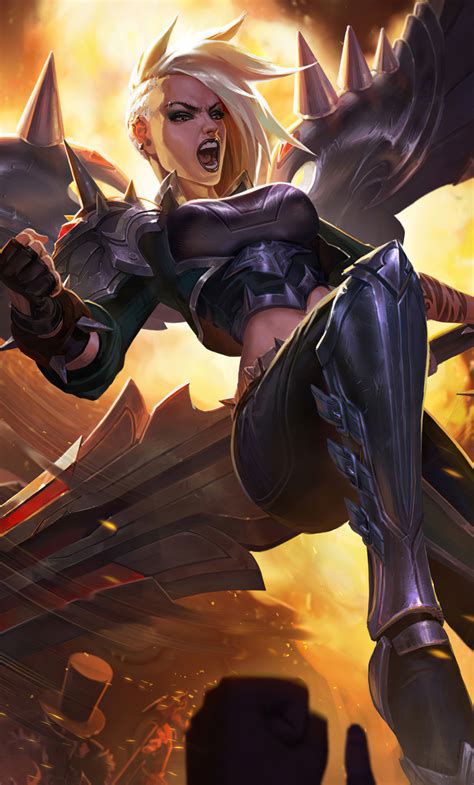 1280x2120 pentakill kayle league of legends 4k iphone 6 hd 4k wallpapers images backgrounds