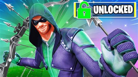Unlocking Green Arrow In Fortnite Youtube