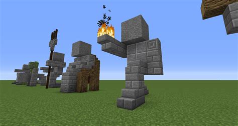 How To Build A Statue In Minecraft