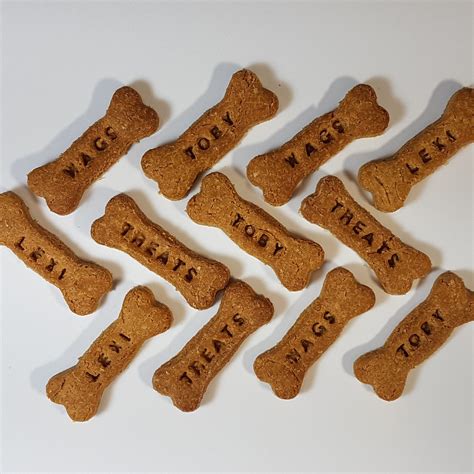 Personalised Dog Bone Treats Delicious Gourmet Custom Biscuits Etsy