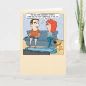Funny Screaming At The Tv Birthday Card Zazzle
