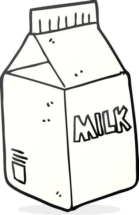 Freehand Drawn Cartoon Milk Carton 12037927 Vector Art At Vecteezy