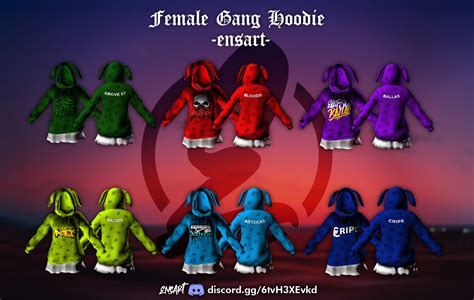 Female Gang Hoodies For Mp Female Gta5