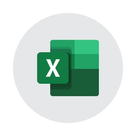 Microsoft Excel Logo Icon Vector Free Download 19550735 Vector Art At