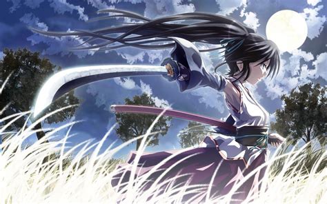 Anime Girl With Sword Wallpapers Top Nh Ng H Nh Nh P