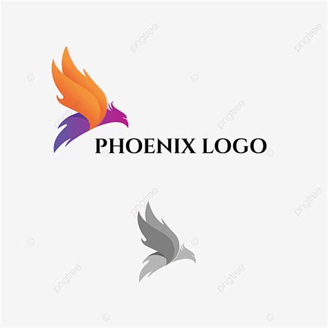 Gambar Desain Logo Burung Phoenix Desain Phoenix Desain Logo Desain Logo Burung Png Dan