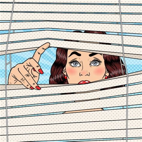 Woman Vector Looking Out The Window Free Download