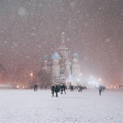 Snowfall In Moscow Russia Who Has Been To Russia Moscow Winter