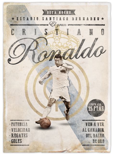 Retro Football Posters On Behance Retro Football Soccer Poster Football