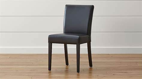 3.9 out of 5 stars 17. Lowe Onyx Leather Dining Chair in Dining Chairs | Crate ...