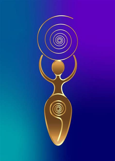 Spiral Goddess Of Fertility Wiccan Pagan Symbols The Spiral Cycle Of Life Death And Rebirth