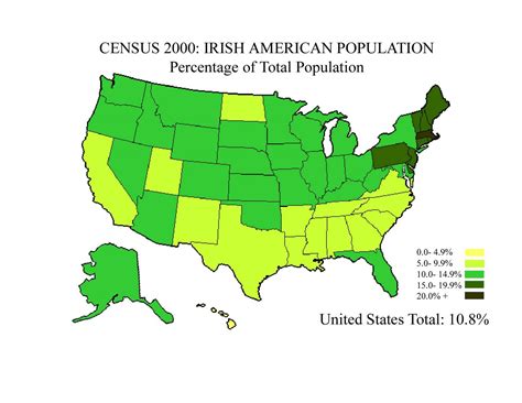 Euro Americans Where Irish Americans Live