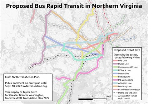 Northern Virginias Transportation Authority Proposes A Region Wide