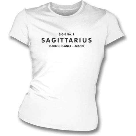 Star Signs Sagittarius Womens Slim Fit T Shirt From Tshirtgrill Uk
