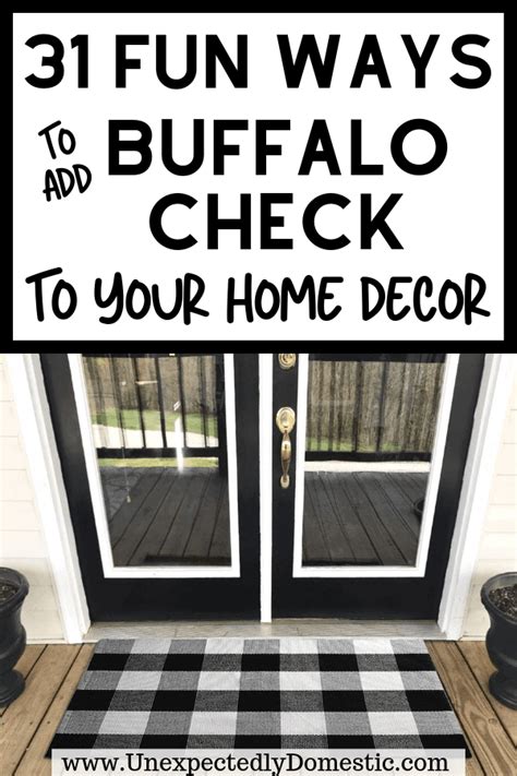 31 Fun Ways To Add Cozy Buffalo Check To Your Home Decor