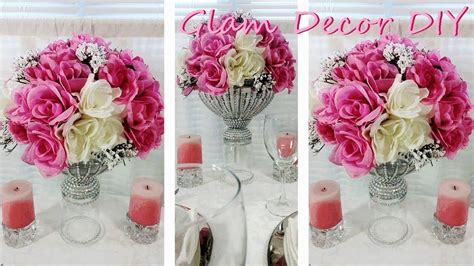 Dollar Tree Diy Glam Bling Vase Glam Wedding Centerpiece