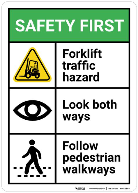 Printable Pedestrian Safety Signs