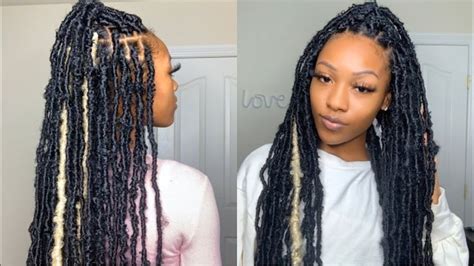 Detailed 36 Inch Extended Soft Locs Diy Butterfly Locs Hair Twist