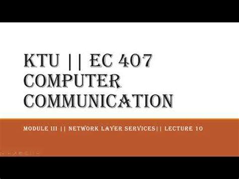 Viimeisimmät twiitit käyttäjältä ec computer services (@ebouza13). KTU || EC 407 COMPUTER COMMUNICATION || MODULE III ...