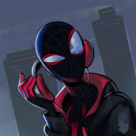 Miles Fanart Spiderman Comic Art Spiderman Comic Miles Spiderman