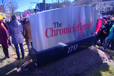 Striking Chronicle Herald workers mark one-year anniversary of labour ...