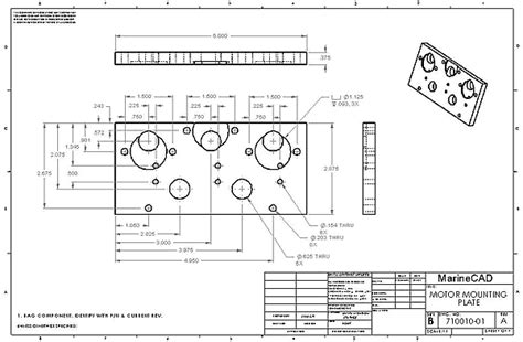 Component Fabrication Drawing