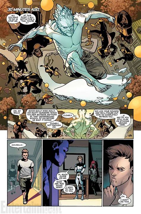 X Men S Iceman Declares Sexuality In New Comic