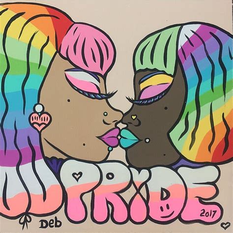 Lgbtq Pride Original Art Print Giclee Print Pop Art Wall Decor Love Is Love Pride Artwork Deb