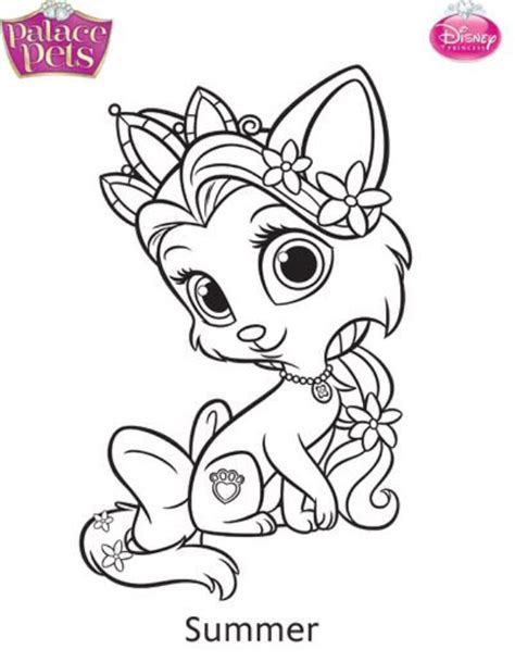 Download and print these princess palace pets coloring pages for free. Kids-n-fun.com | 36 coloring pages of Princess Palace Pets