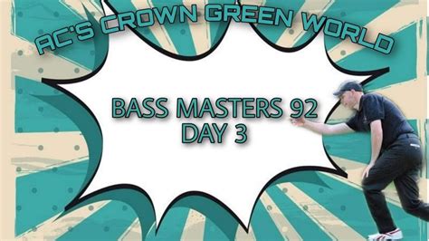 Bass Masters 1992 Day 3 Youtube
