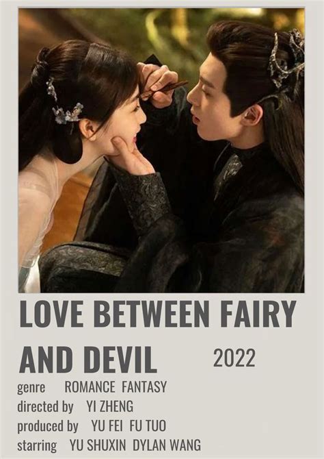 Love Between Fairy And Devil Polaroid Poster