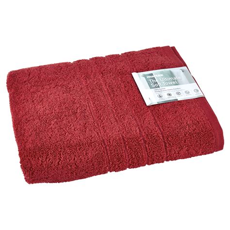 Martex Ultimate Soft Biking Red Solid Bath Towel Bath Towels Meijer