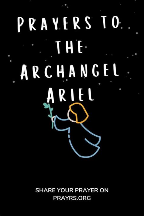 Prayers To The Archangel Ariel Prayrs
