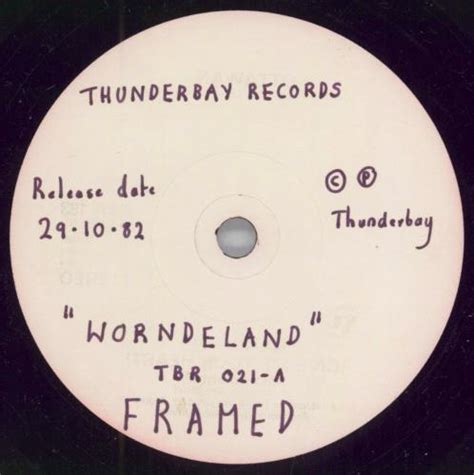 Framed Wonderland Into My Life Test Pressing Uk Promo 7 Vinyl