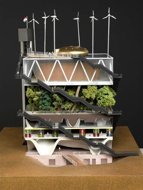 Maquette De Rendu Centre Pompidou Architecture Model Making
