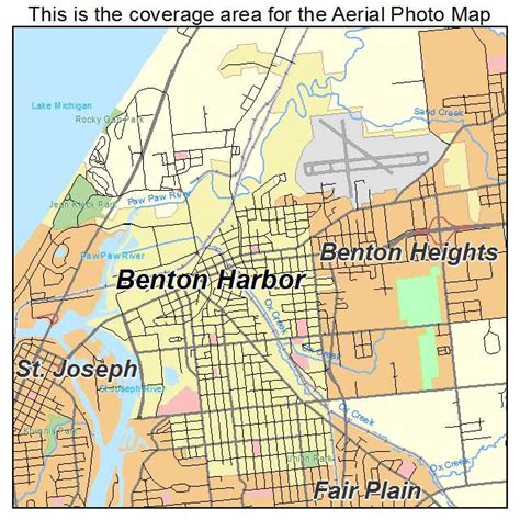 Benton Harbor Michigan Map