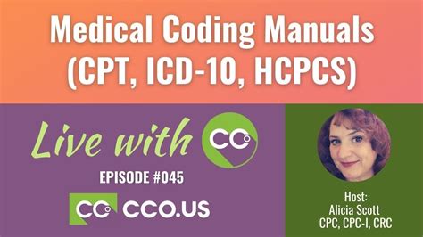 Medical Coding Manuals Cpt Icd 10 Hcpcs Youtube