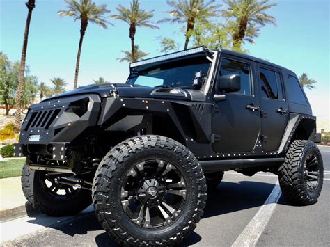 2017 Jeep Wrangler Unlimited 4 Door Custom Lifted 4x4 With Fastback Top