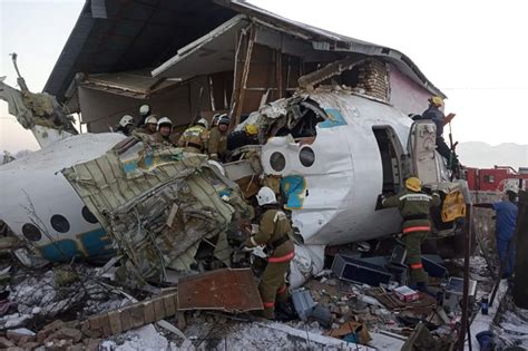 Airliner Crashes After Takeoff In Almaty Kazakhstan At Least 12 Dead