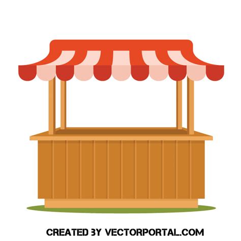 Leerer Marktstand Ai Royalty Free Stock SVG Vector And Clip Art