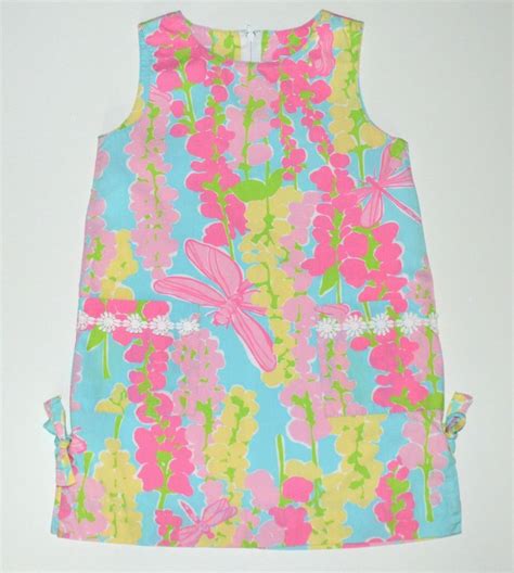 Lilly Pulitzer Classic Shift Dress In Snappy Dragonfly Girls Lilly
