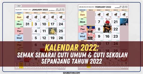Kalendar 2022 Senarai Cuti Umum Sekolah Rabia Sensei Dan Malaysia 2014