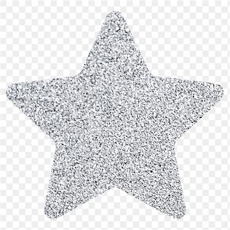 Glitter Star Sticker Transparent Png Free Image By