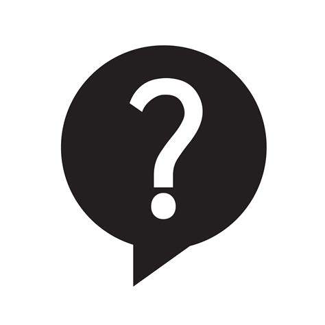 Question Icon Vector Illustration 581807 Vector Art At Vecteezy