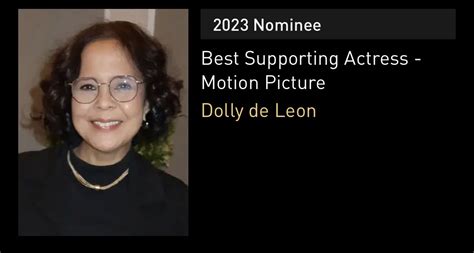 sam meltzer on twitter nothing would make me happier than dolly de leon becoming an academy