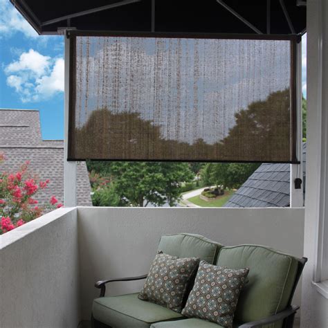 Espresso Exterior Roller Sun Shade 120 X 72