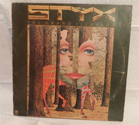 1977 Styx ‎ The Grand Illusion Vinyl Lp Album Symphonic Rock