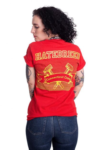 hatebreed conneticut crew red t shirt impericon en